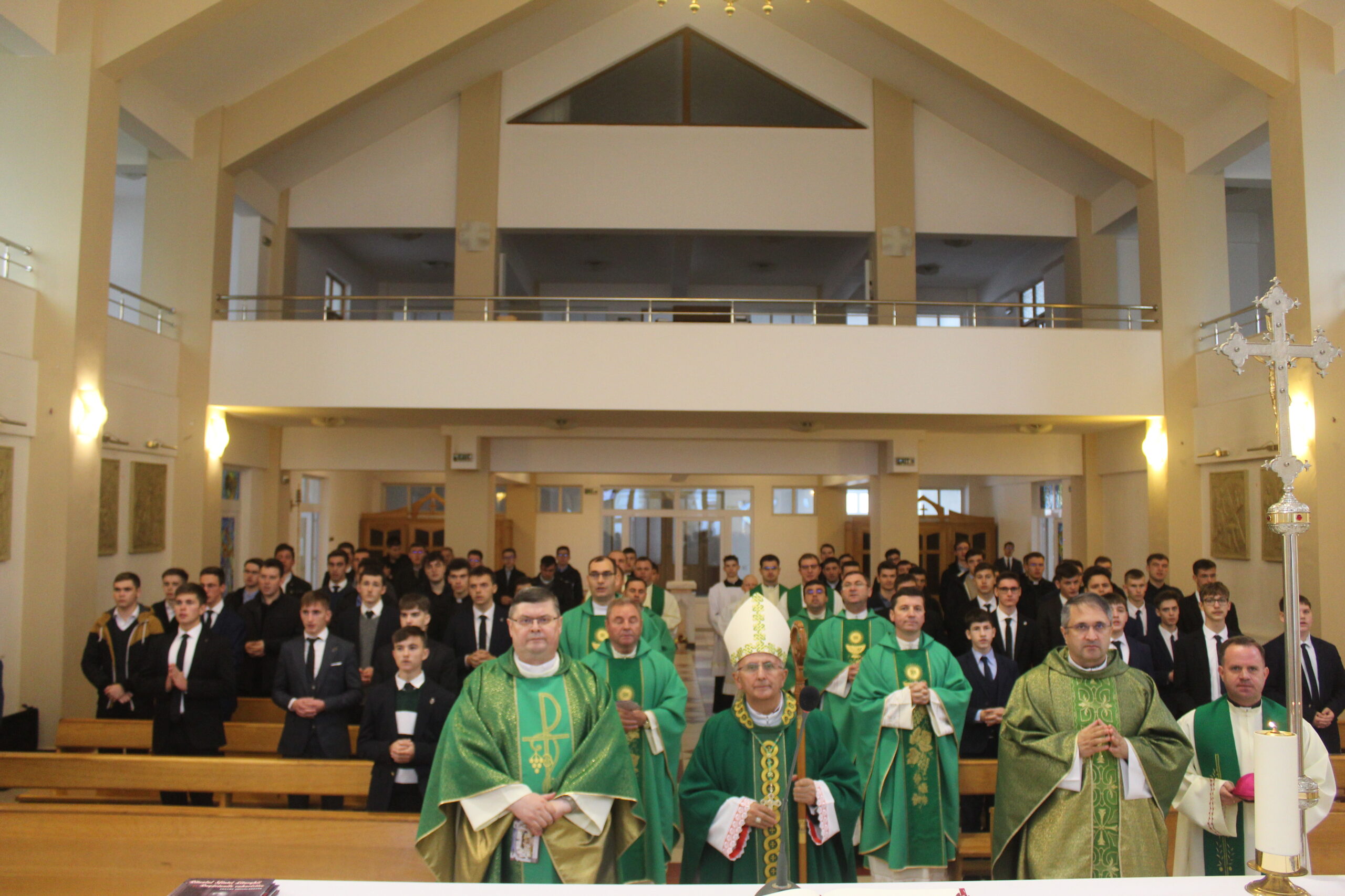 Vizita studenților seminariști la Seminarul Minor din Bacău