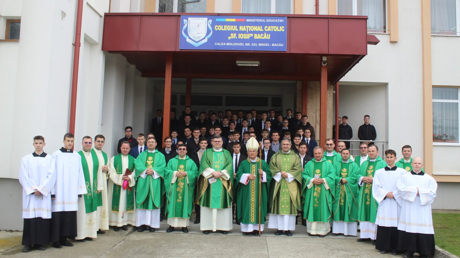 Vizita studenților seminariști la Seminarul Minor din Bacău