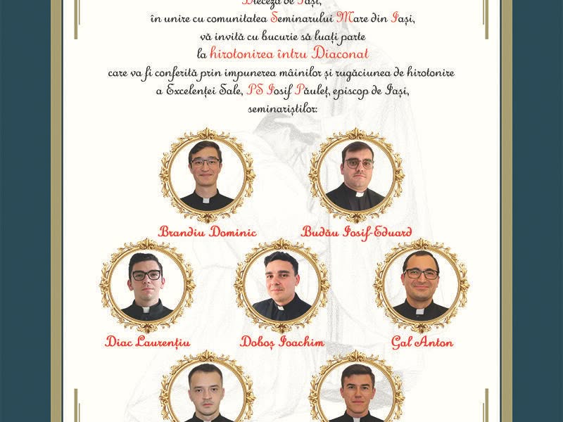 Hirotonirea diaconală a 7 studenți teologi
