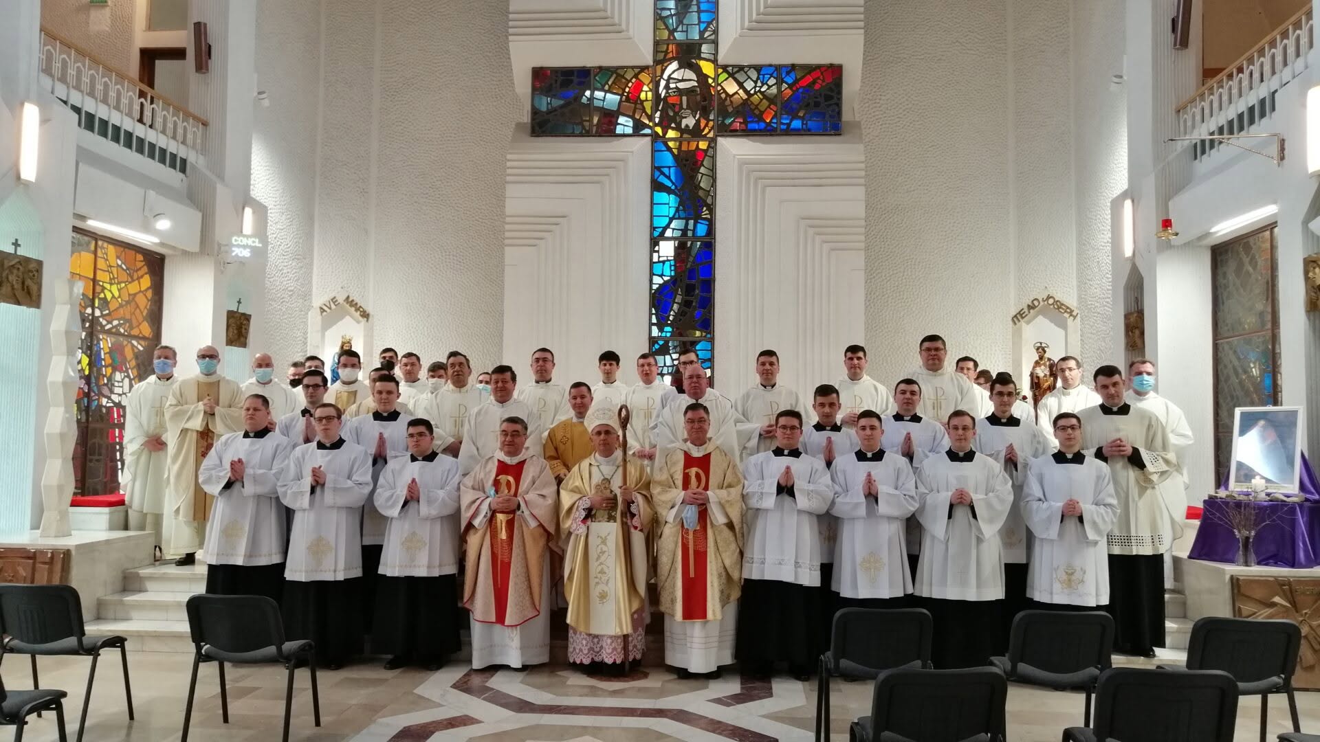 Seminarul Mare din Iași: Lectorat și acolitat (19 martie 2021)