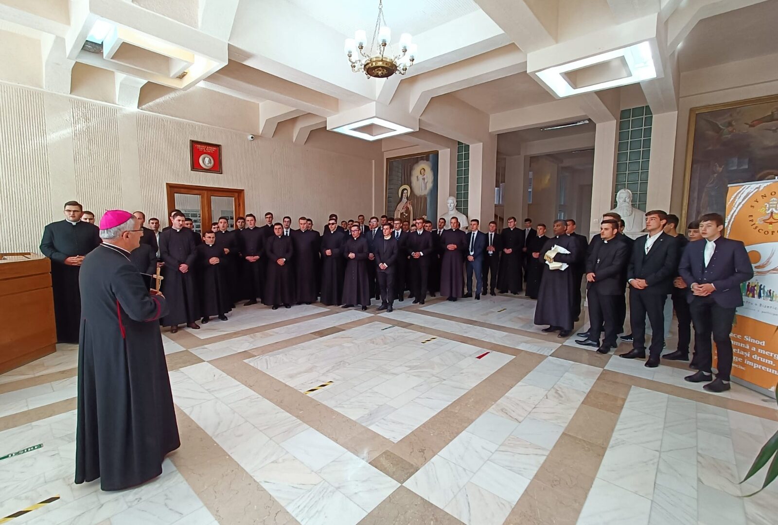 Vizita canonică a PS Iosif Păuleț la Institutul Teologic Romano-Catolic ,,Sf. Iosif” Iași