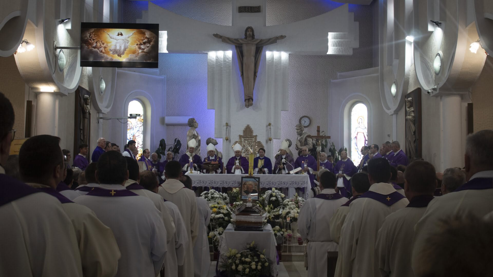 Înmormântarea părintelui Alois Bulai