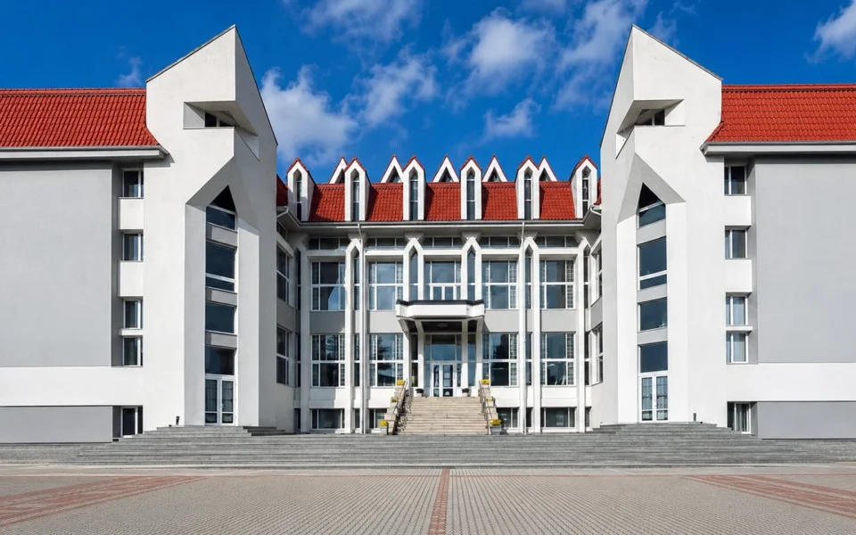 Fațada Seminarului Mare Diecezan din Iași, locul înscrierilor pentru admiterea din sesiunea iulie 2026.